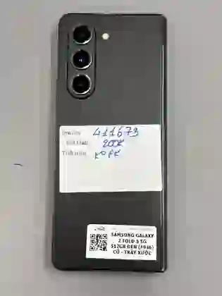 Samsung Galaxy Z Fold5 12GB 512GB - Cũ Trầy Xước-Đen - *********411673 - 3