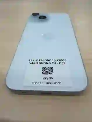 iPhone 15 128GB - Xanh Dương - Cũ Đẹp - ****W639RX - 7