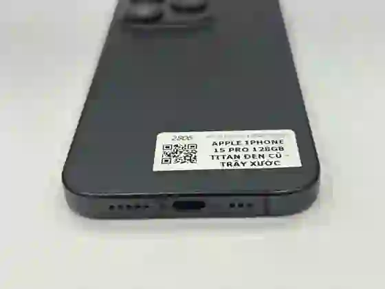 iPhone 15 Pro 128GB - Cũ trầy xước - Titan Đen - ****YD9GCN - 5