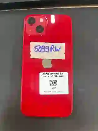 iPhone 13 128GB - Cũ đẹp-Đỏ - ****5099RW - 3