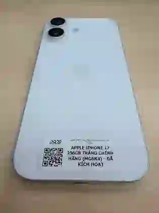 iPhone 17 256GB VN/A - Đã kích hoạt - Trắng - ****9FF7L0 - 7