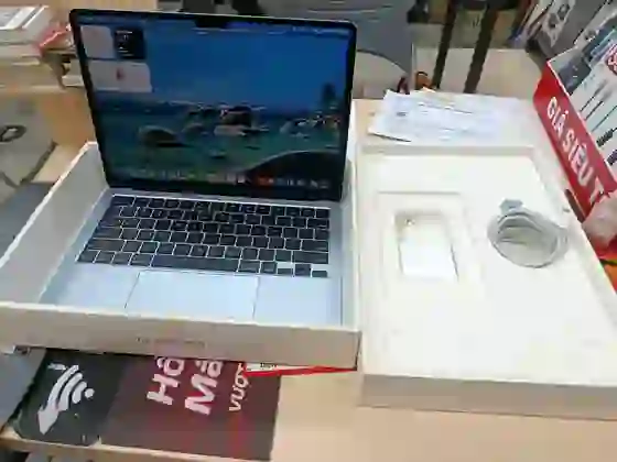 MacBook Air 13 inch M4 10CPU 8GPU 16GB 256GB 2025 - Cũ đẹp - Xanh Dương - ****T9L19D - 1