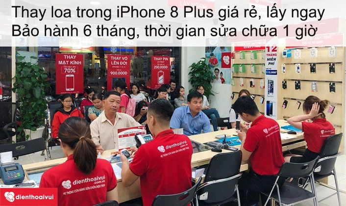 thay loa trong iphone 8 plus 4