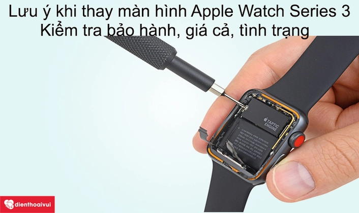 Thay màn hình Apple Watch Series 3 4