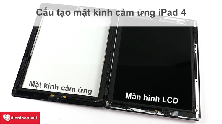 kính cảm ứng ipad 4 6