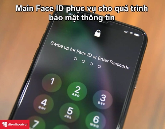 Face ID iPhone XR 3