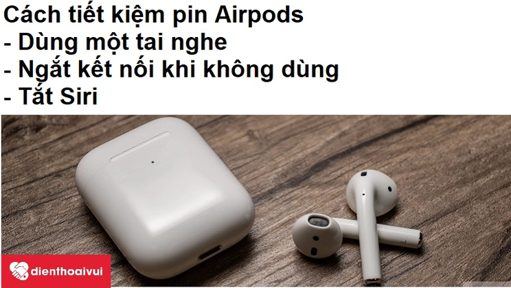 thay pin hộp đựng tai nghe Airpods 2 4