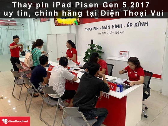 pin ipad gen 5 2017 chính hãng pisen 7
