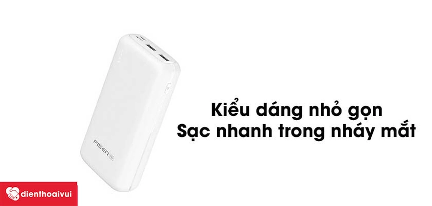 Pin sạc dự phòng Pisen Pro-All 20000mAH 22.5w màn hình LED 3