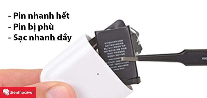 thay pin hộp đựng tai nghe AirPods Pro 2