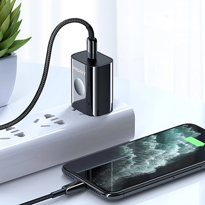 Combo Sạc Pisen Quick PD 18W Kèm Cáp Lightning 3