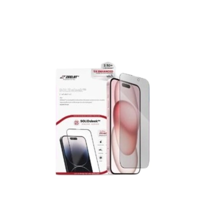 Dán Chống Va Đập Iphone 15 Plus Zeelot Solidleek Privacy Full Cao Cấp Đen 2