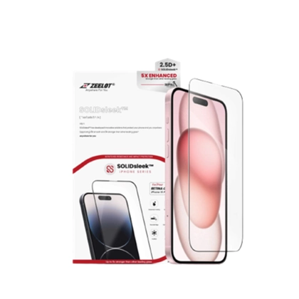 Dán Chống Va Đập Iphone 15 Zeelot Solidleek Privacy Full Cao Cấp Đen 2