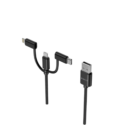 Cáp sạc đa năng 3in1 HAVIT 1m JS317 2