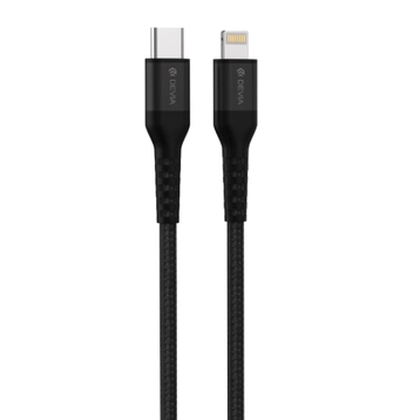Cáp Devia Sạc Nhanh USB-C To Lightning Bọc Dù Dài 1.5m 1
