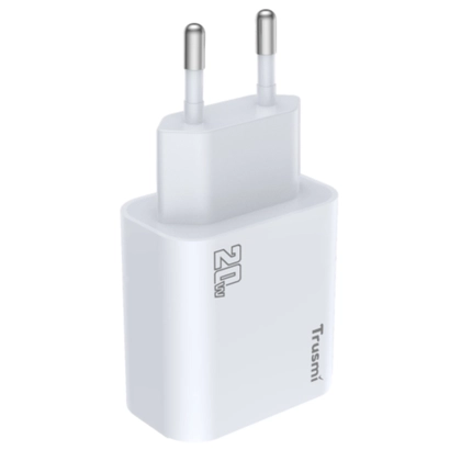 Sạc nhanh Mini Trusmi PD 65w Gan 1A+2C kèm cáp Type-C to Type-C 60w (US) CH05 3