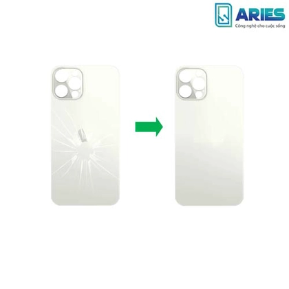 kính lưng iPhone 12 Pro Max chính hãng Aries 2