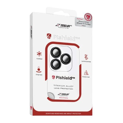 Apple iPhone 16 Pro/16 Pro Max dán bảo vệ camera Zeelot Pishield viền màu chống va đập 1
