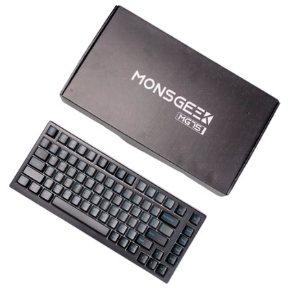 Bàn phím cơ AKKO Monsgeek MG75 Black & Cyan 2