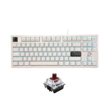 Bàn Phím Cơ Có Dây Dareu Ek87 V2 Multi Led Trắng 1