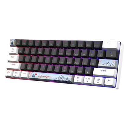 Bàn phím cơ không dây E-Dra EK361W Snow Yellow Switch 3