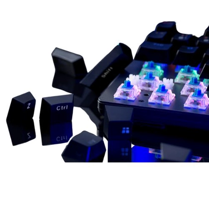 Bàn phím cơ không dây E-Dra EK361W Snow Yellow Switch 4