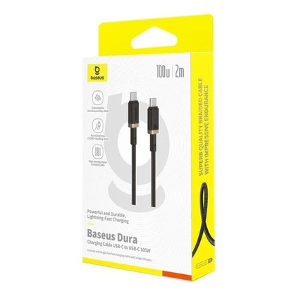 Cáp Baseus Dura Series Usb-C to C 100w dài 2m 4
