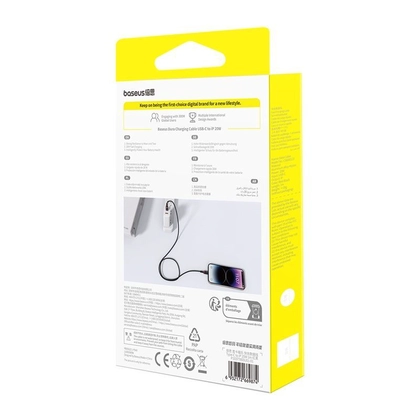 Cáp Baseus Dura Series Usb-C to Lightning 20w dài 1m 3