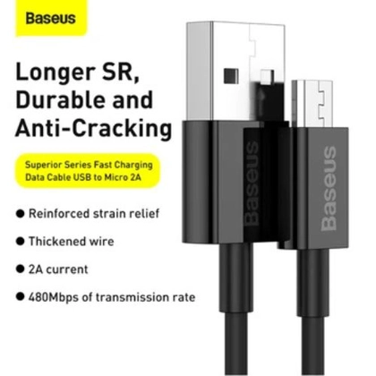 Cáp Baseus Superior Series USB-A To Micro 1m 6