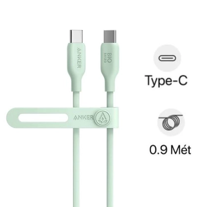 Cáp sạc Anker 544 140W USB-C to USB-C 0.9M A80F1H11 2
