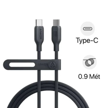 Cáp sạc Anker 544 140W USB-C to USB-C 0.9M A80F1H11 3