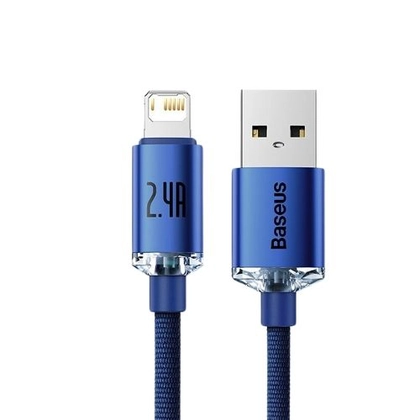 Cáp Baseus Crystal Shine USB-A To Lightning Dài 2M 3