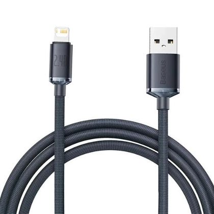 Cáp Baseus Crystal Shine USB-A To Lightning Dài 2M 1