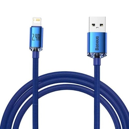 Cáp Baseus Crystal Shine USB-A To Lightning Dài 2M 1