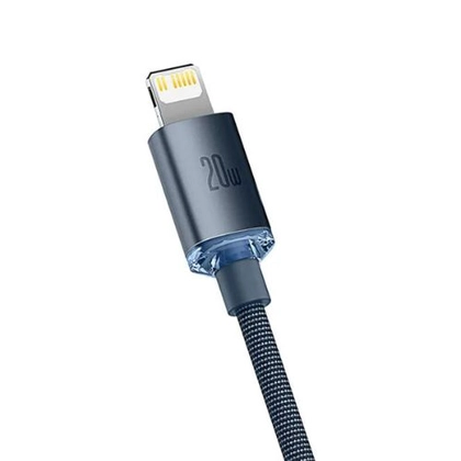 Cáp Baseus Crystal Shine USB-C to lightning dài 2M 4