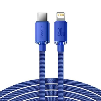 Cáp Baseus Crystal Shine USB-C to lightning dài 2M 2