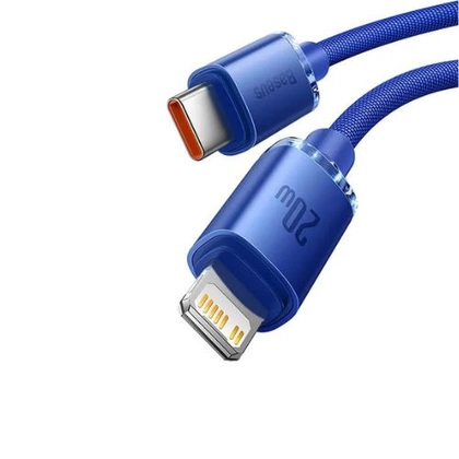Cáp Baseus Crystal Shine USB-C to lightning dài 2M 3