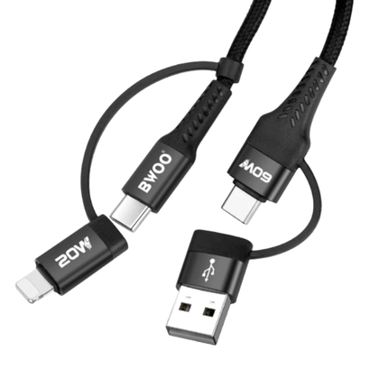 Cáp sạc nhanh BWOO Micro 120W X286V dài 1M 1