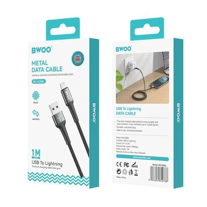 Cáp sạc nhanh BWOO Lightning X288L dài 1M 4
