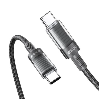 Cáp sạc nhanh BWOO Type-C to Type-C 60W X287C-C dài 1M 1