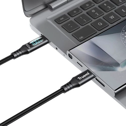 Cáp sạc Trusmi Usb-C to Usb-C Digital sạc nhanh 100w dài 1m 3