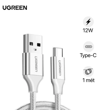 Cáp sạc Ugreen USB-A to Type-C 1M US288 1