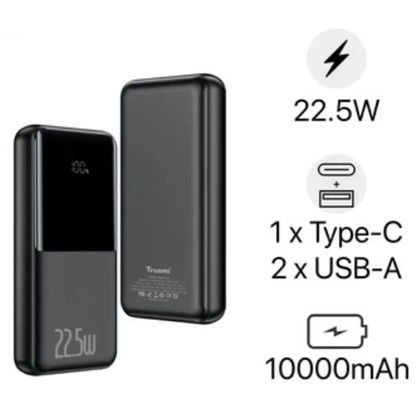 Pin dự phòng Trusmi Digital 10.000Mah PD 22.5w PB03 1