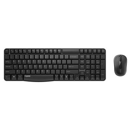 Combo bàn phím + Chuột không dây Rapoo X1800S Đen 1