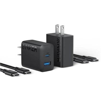 Củ sạc Anker 2 cổng 1C1A/20W B2348 kèm cáp C to C 2
