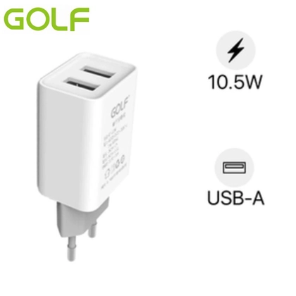 Củ Sạc Golf GF-U206 2 Cổng USB (EE-5V-1A/2.1A ) 1