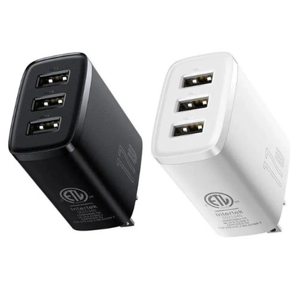 Củ sạc nhanh Baseus compact 3 cổng USB-A 1