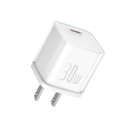 Củ sạc nhanh Baseus GaN5s Fast Charger 1C 30W US - Trắng