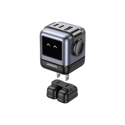 Củ sạc nhanh Ugreen Robot GaN Nexode 3 cổng USB-C USB-A 65W CD361 15570 3