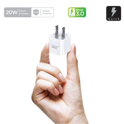 Củ sạc Pisen Quick Ice Crystal PD 20W (TS-C165) 2